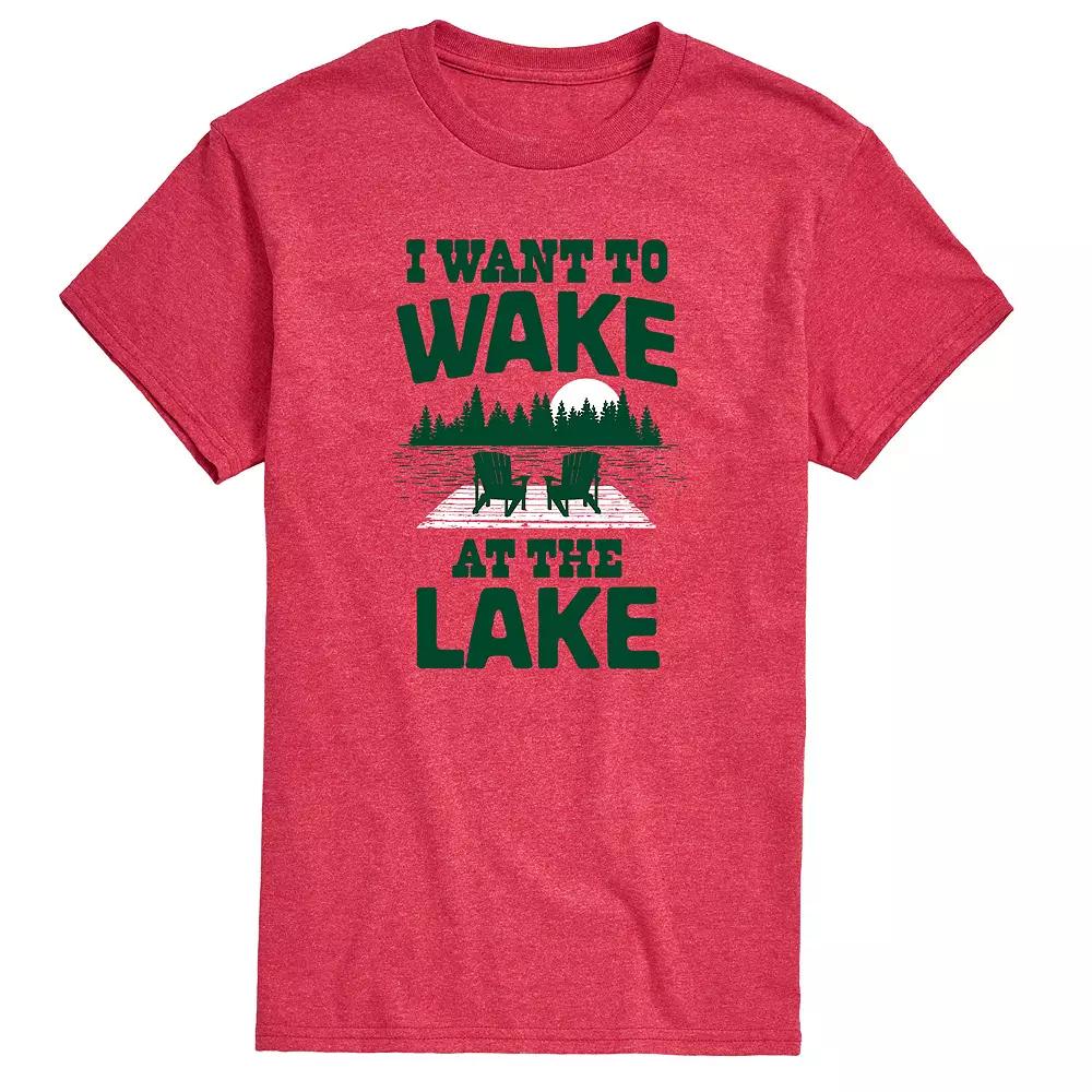 Men's I Want To Wake At The Lake Graphic Tee,  Product Image