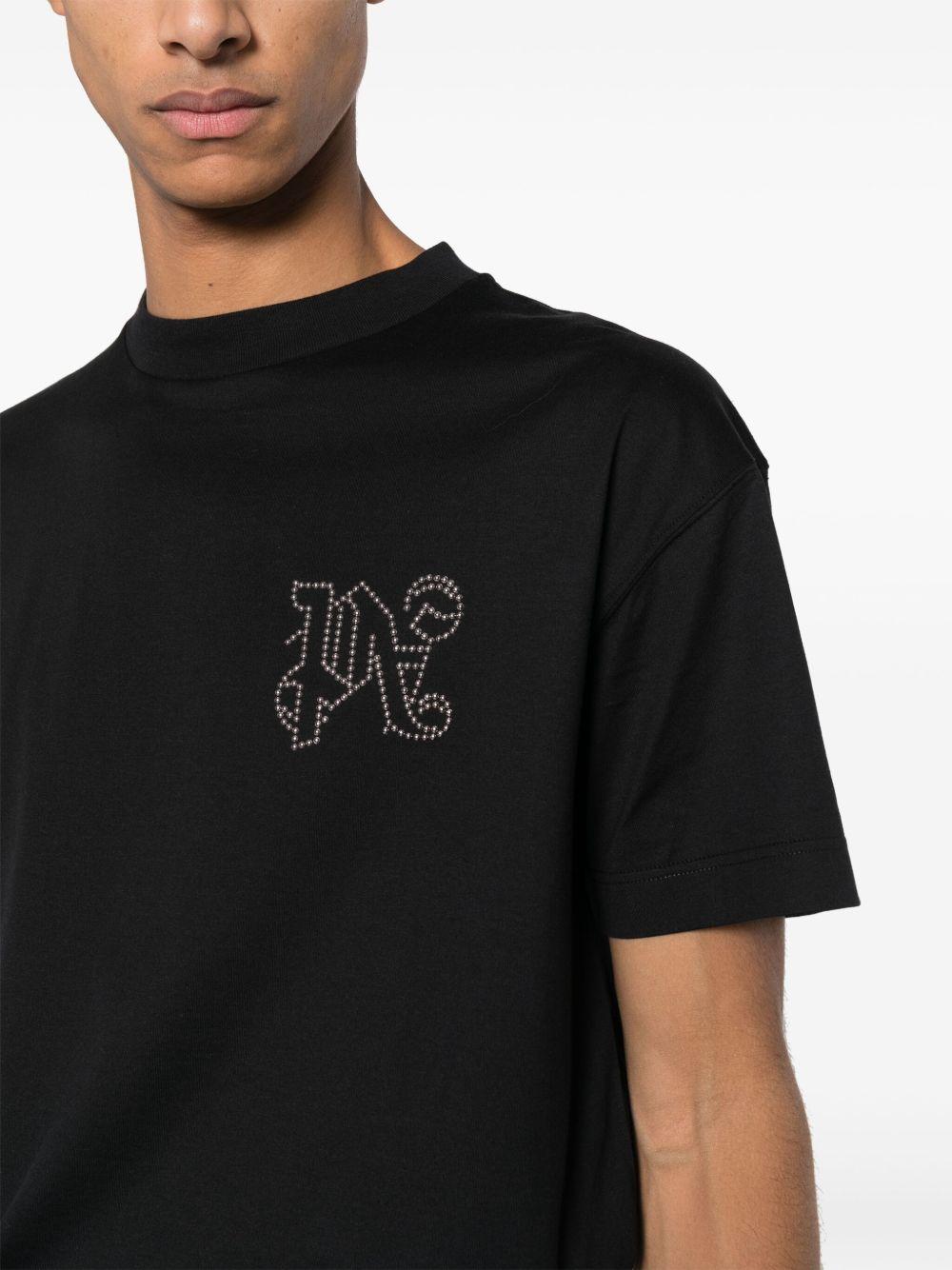 monogram-appliqué cotton T-shirt Product Image
