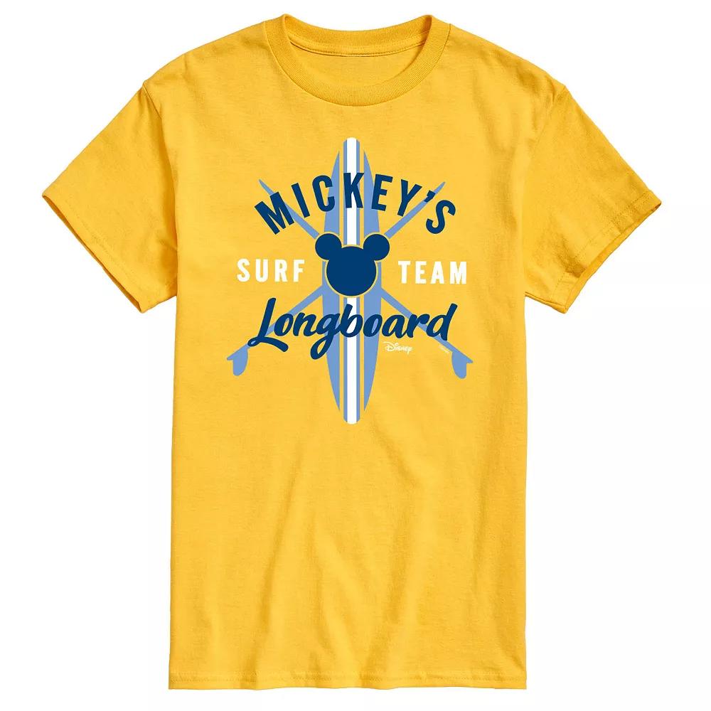 Disney's Mickey Mouse Men's "Mickey's Surf Team Longboard" Graphic Tee,  Product Image