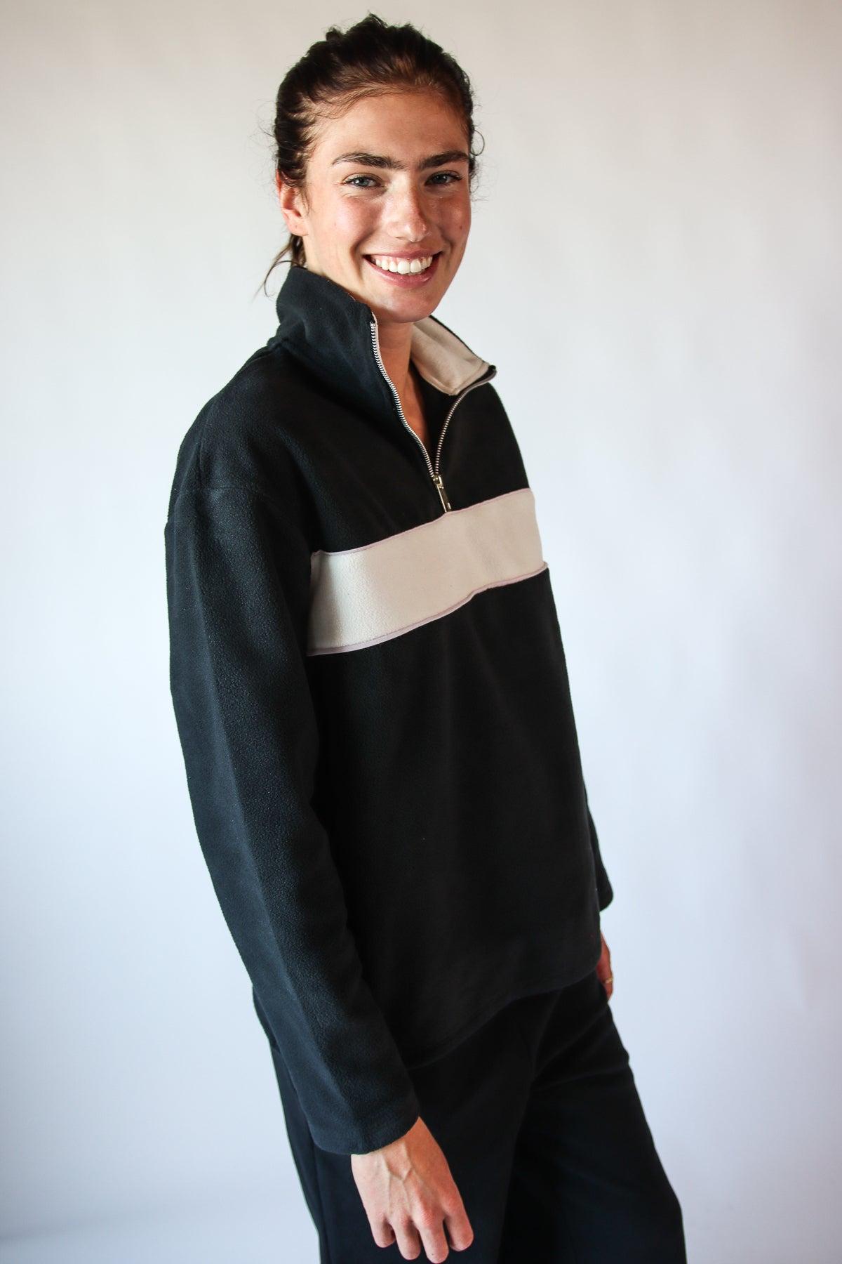Polar Fleece Quarter Zip Sweatshirt Product Image