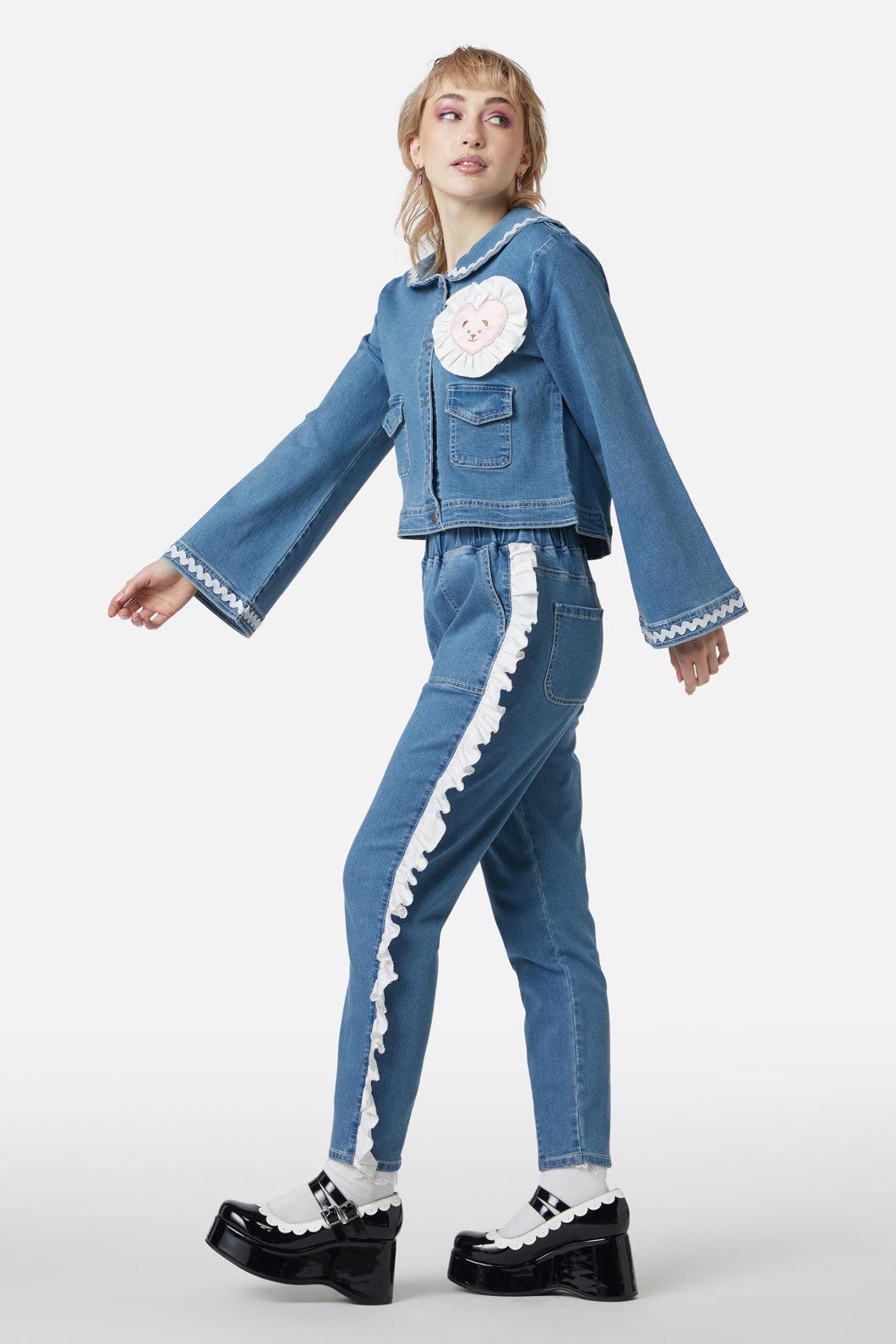 Sailor Teddy Denim Jacket Product Image