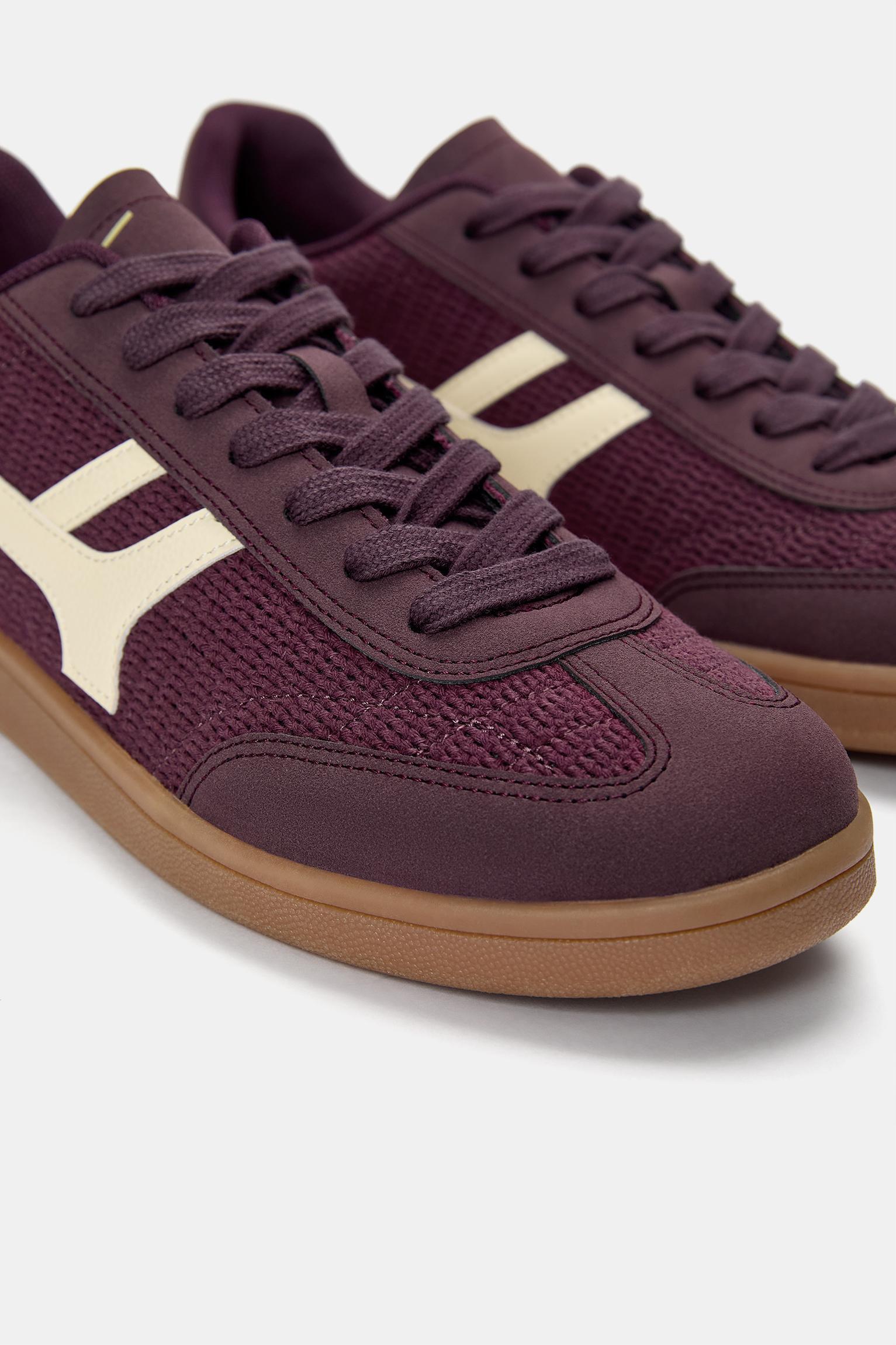 Retro fabric sneakers Product Image