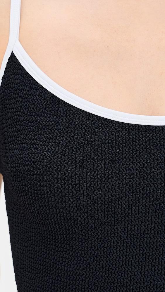 Hunza G Pamela Contrast One Piece | Shopbop Product Image