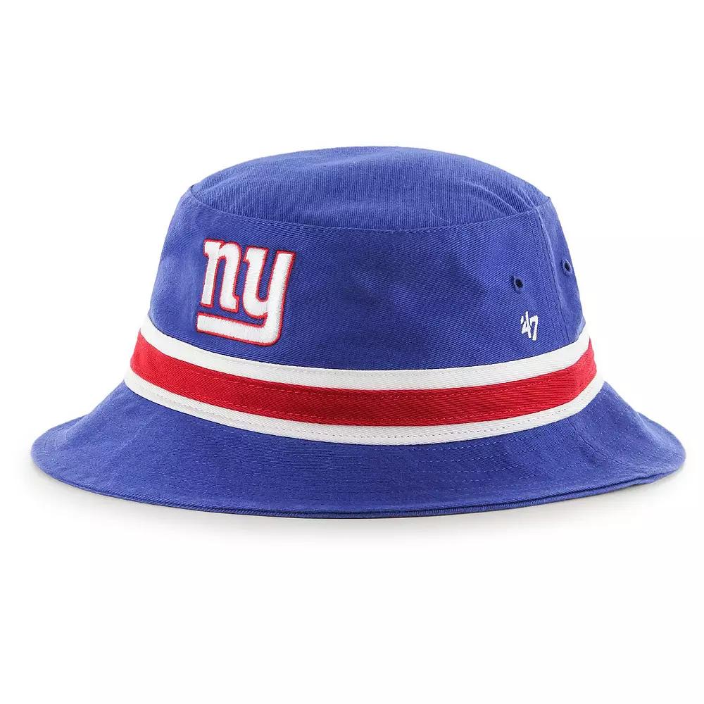 Men's '47 Royal New York Giants Striped Bucket Hat, Blue Product Image