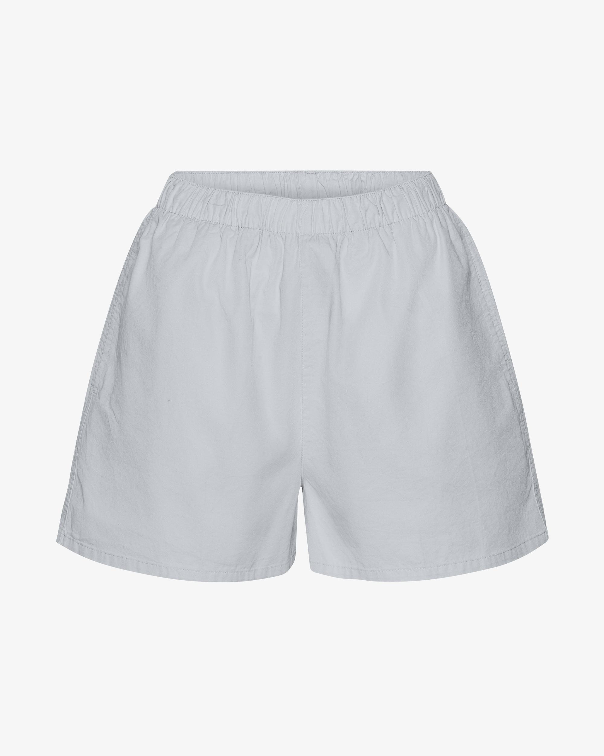 Women Organic Twill Shorts - Cloudy Grey Product Image