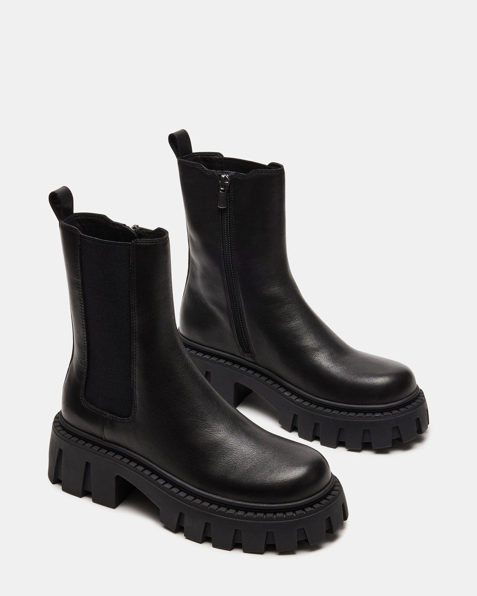 CHARGES BLACK LEATHER Female Product Image