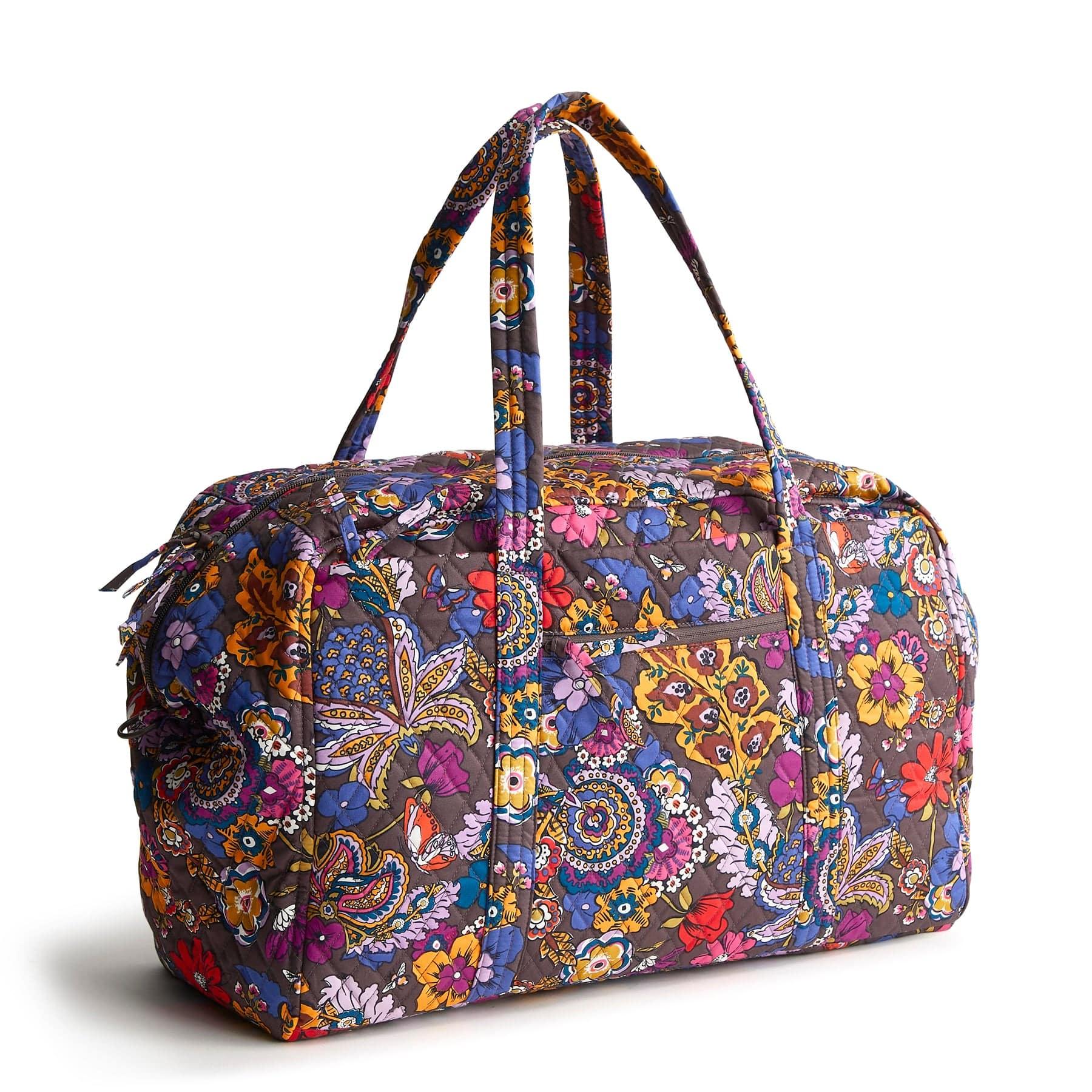 Vera Bradley Large Miramar Weekender Women in Starry Paisley Blue Product Image