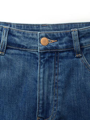 Denim Loose Straight Women Jeans Product Image