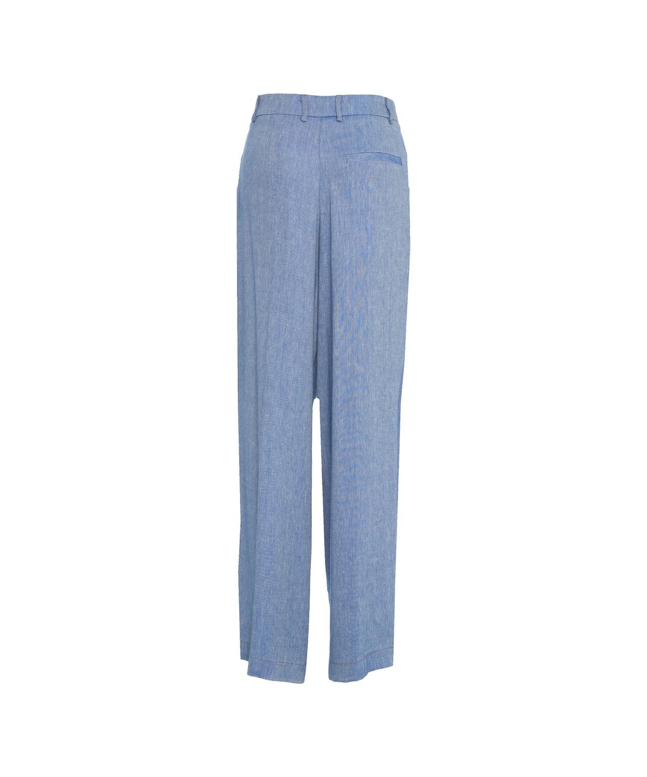 Pleated linen pants Product Image