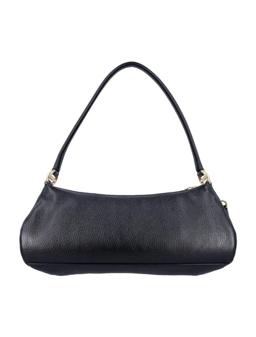 CHLOÉ The 99 Embellished Textured-leather Shoulder Bag In Black Product Image