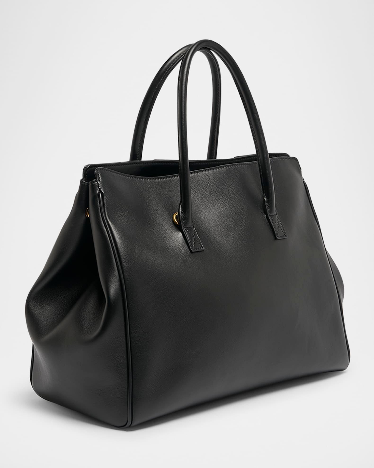 Hampton Small Smooth Leather Tote Bag Product Image