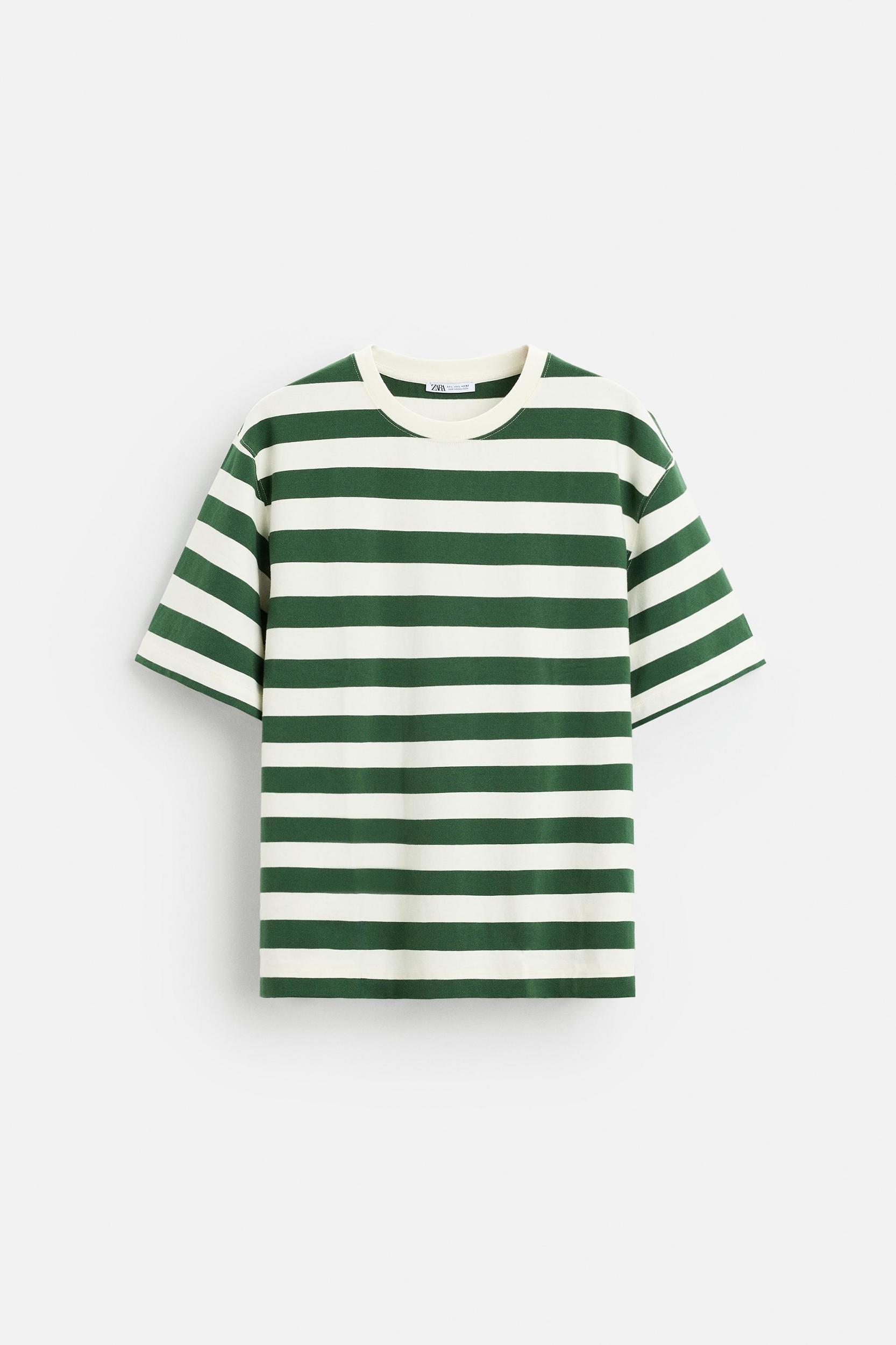 STRIPED JACQUARD T-SHIRT Product Image