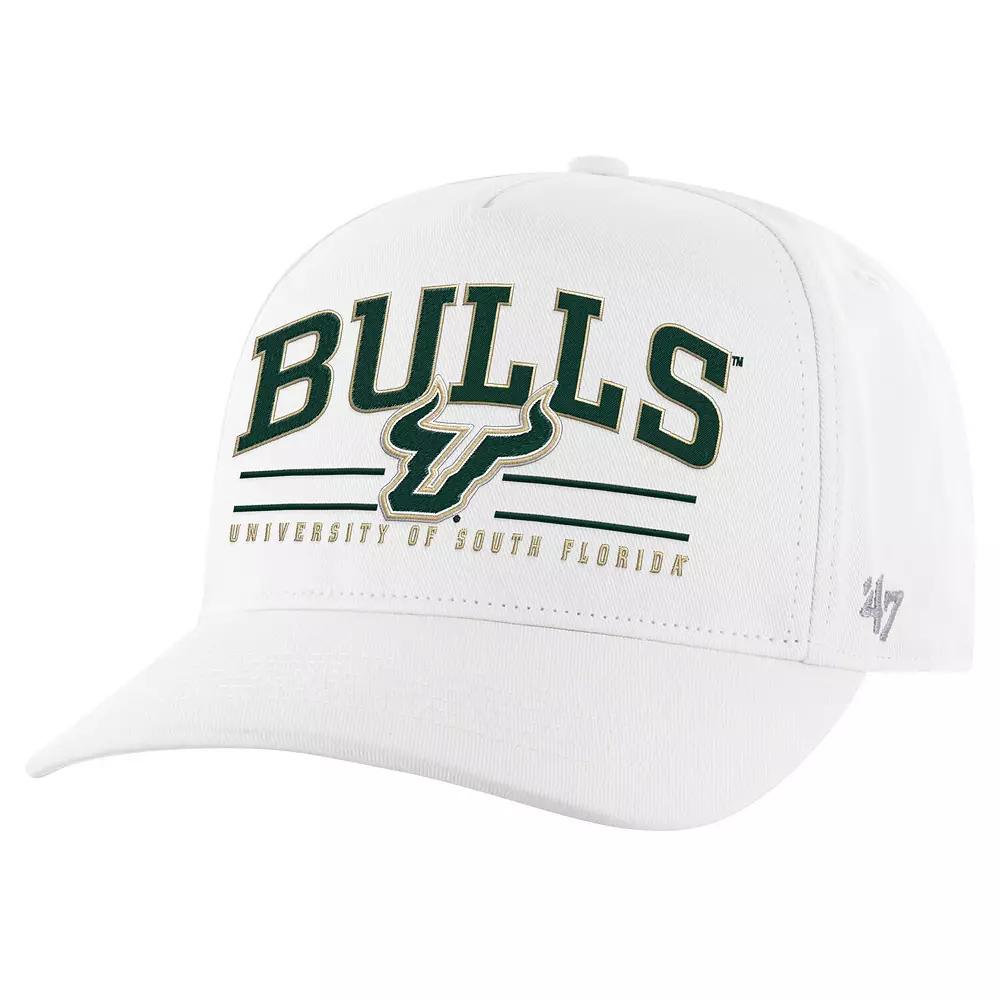 Men's '47 White South Florida Bulls Roscoe Hitch Adjustable Hat, Usf White Product Image