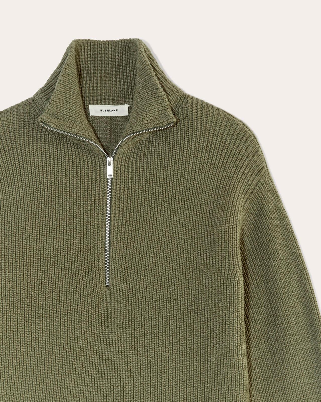 The Half-Zip in Everyday Cotton Product Image