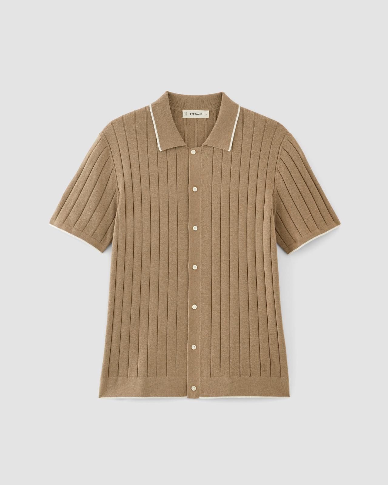 The No-Sweat Button-Down Polo Product Image