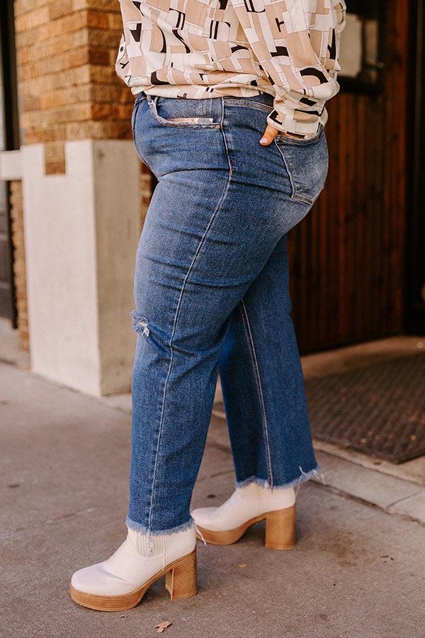 Risen Westley High Waist Relaxed Jean Curves Product Image