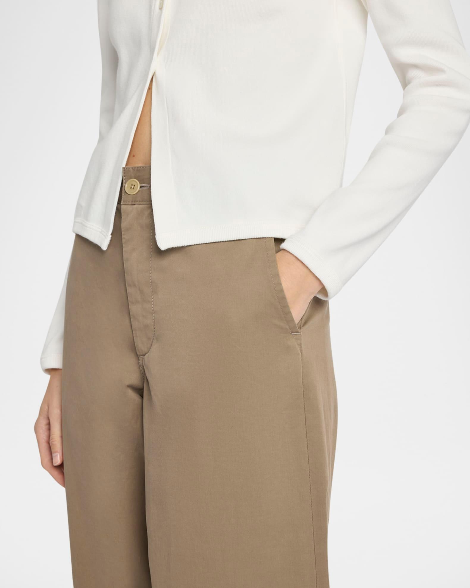 Zalenka Mid-Rise Chino Pants Product Image