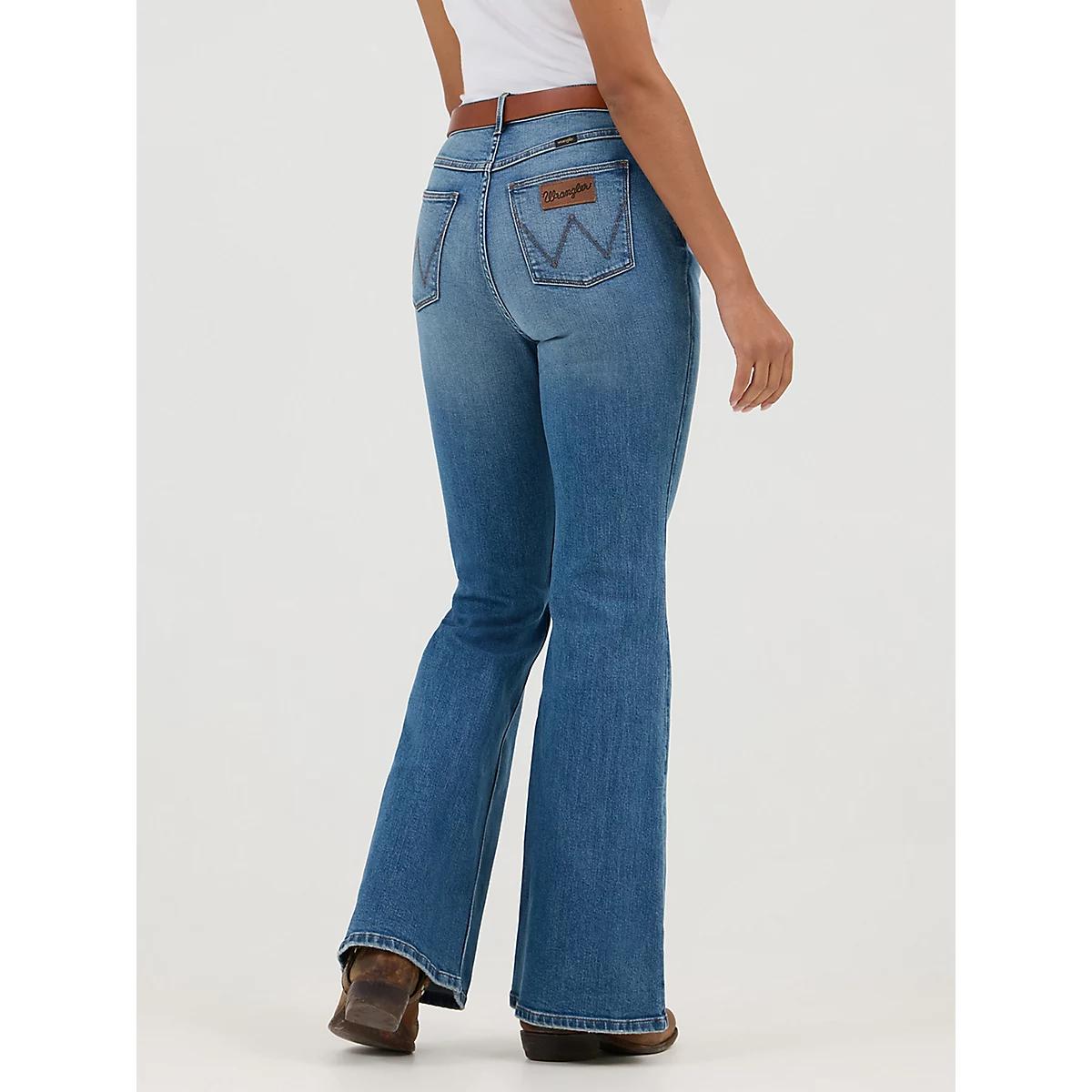 Women's High Rise Flare Jean | Women's JEANS | Wrangler® Product Image
