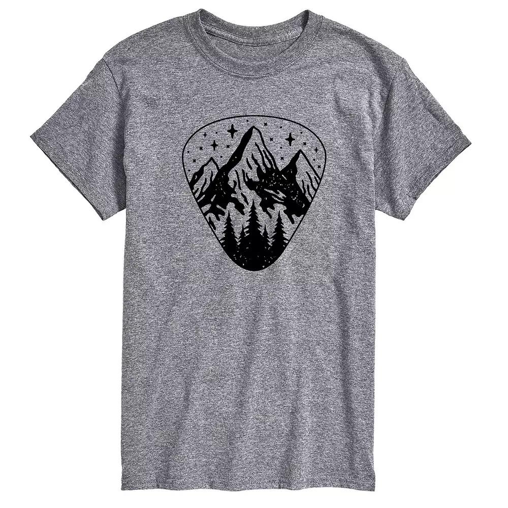 Men's Guitar Pick Outdoor Scene Tee,  Product Image