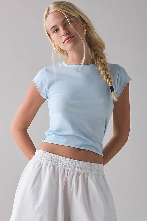 BDG Binx Raw-Edge Cropped Baby Tee Womens at Urban Outfitters Product Image