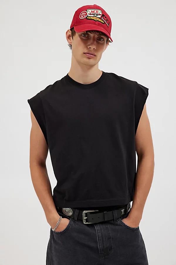 BDG Grayson Solid Cutoff Muscle Tank Top Mens at Urban Outfitters Product Image