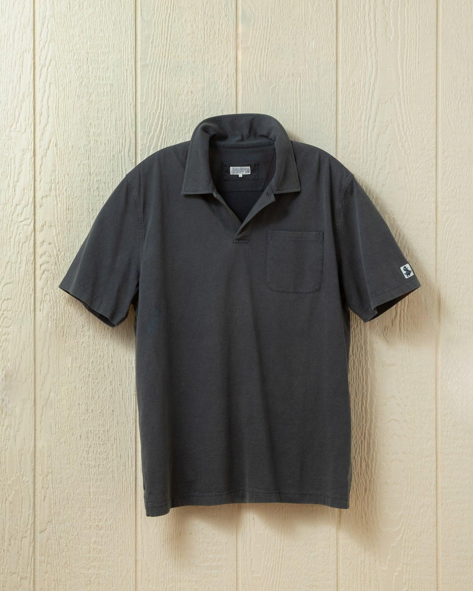 Salt Washed Polo in Graphite Product Image