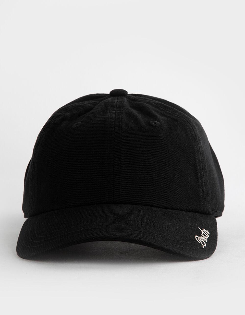 BRIXTON Script LP Womens Strapback Hat - BLACK Product Image