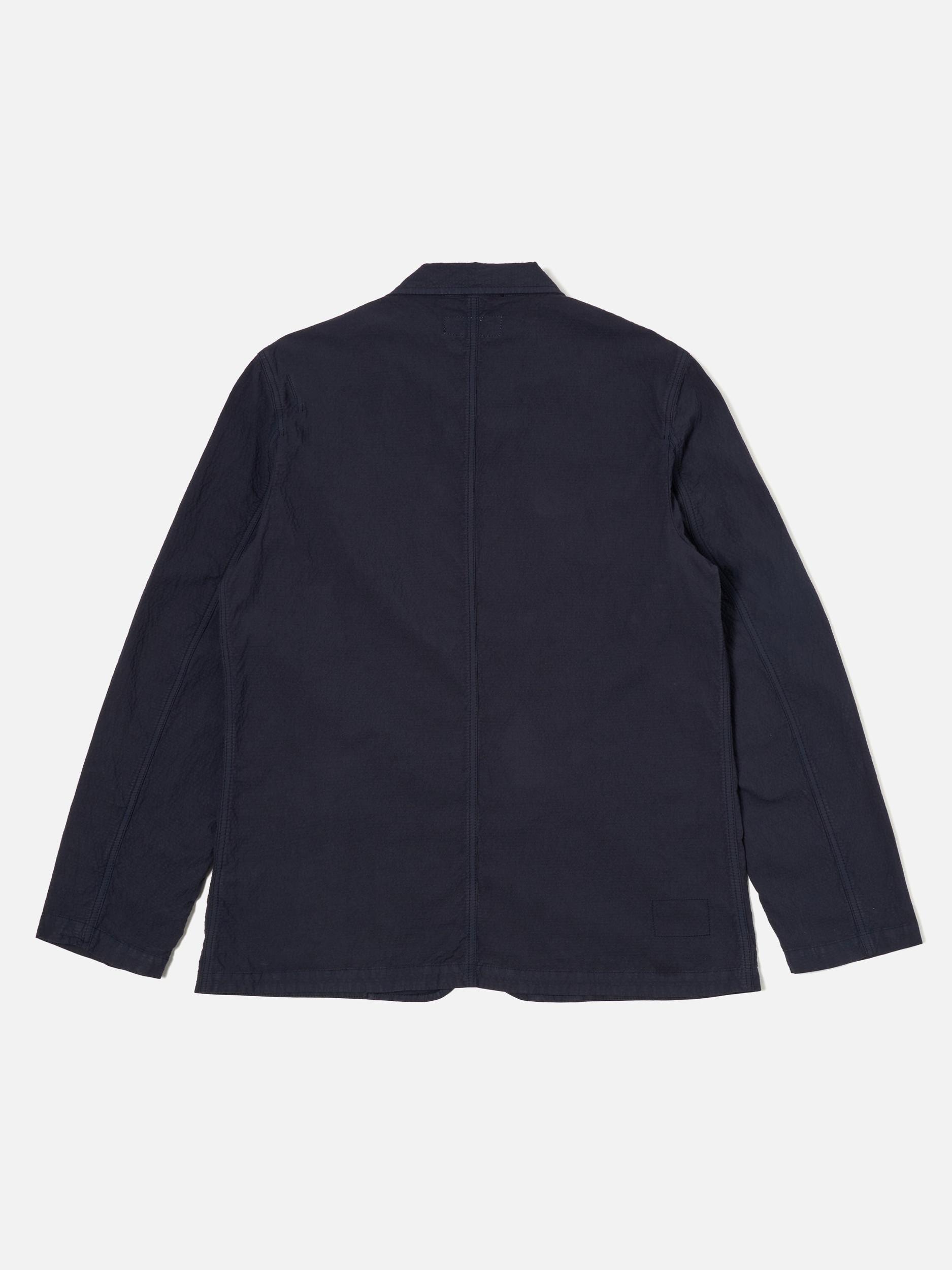 Navy Seersucker II Bakers Jacket Product Image