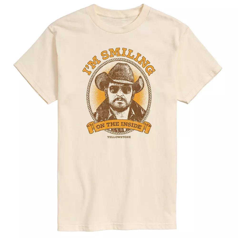 Men's Yellowstone I'm Smiling On The Inside Graphic Tee,  Product Image