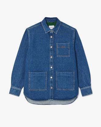 Oversized Denim Overshirt Product Image