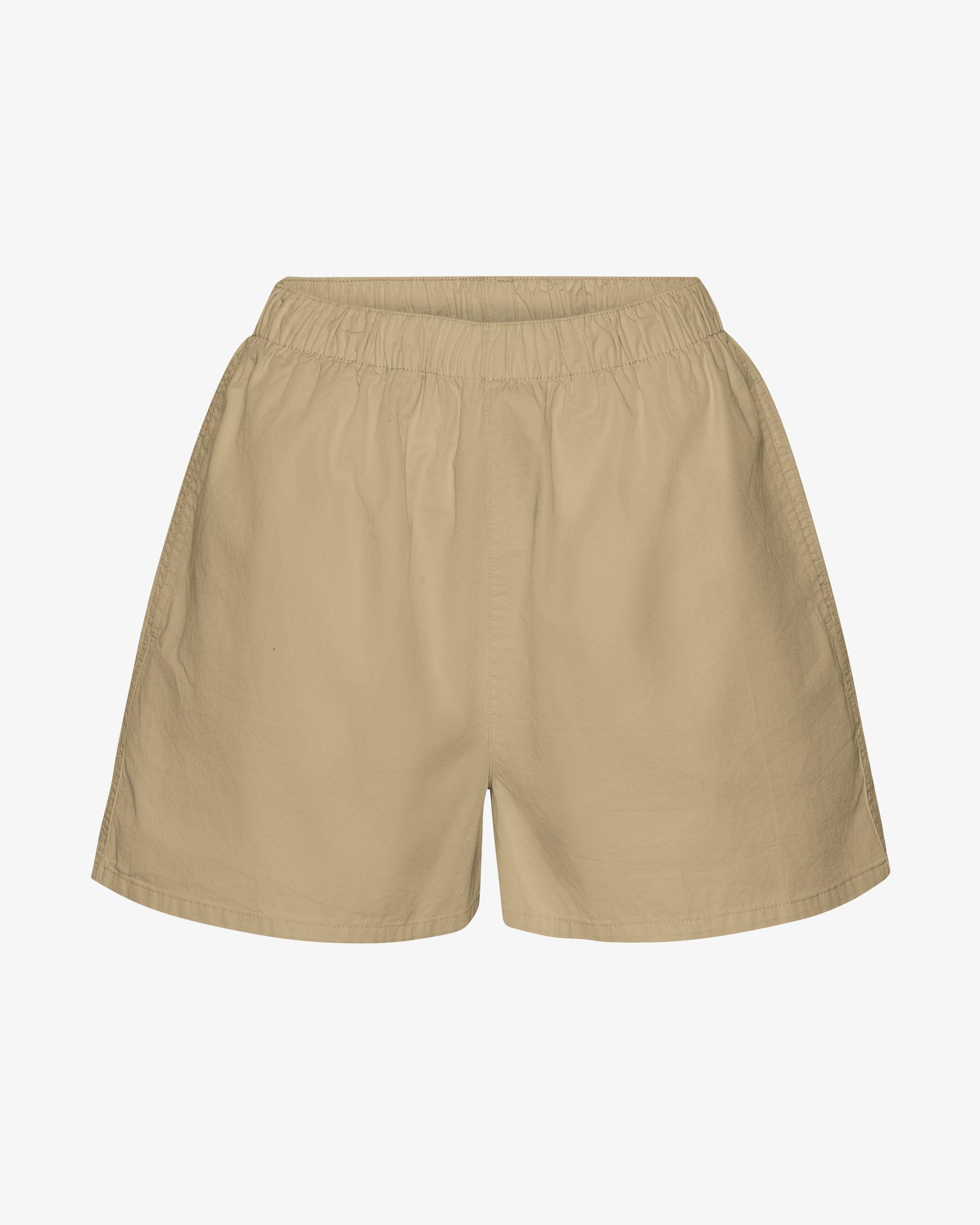 Women Organic Twill Shorts - Desert Khaki Product Image
