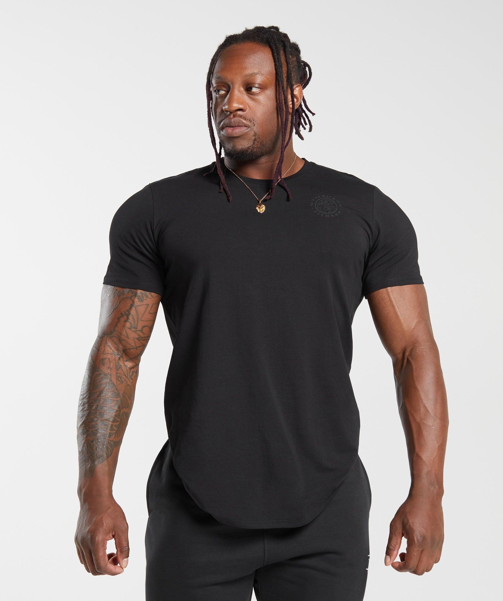 Gymshark Legacy T-Shirt - Black Male Product Image