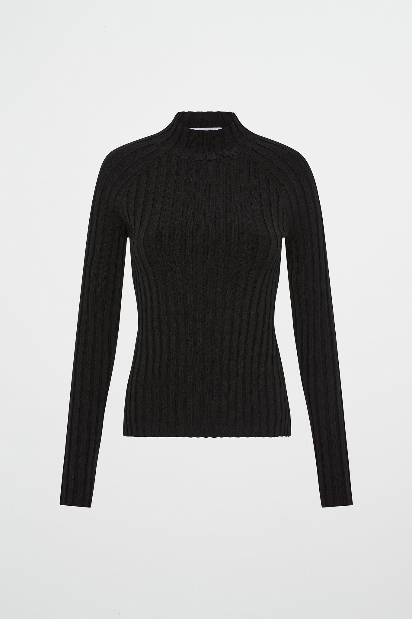 Ribbed Raglan Long Sleeve Top 460 Product Image