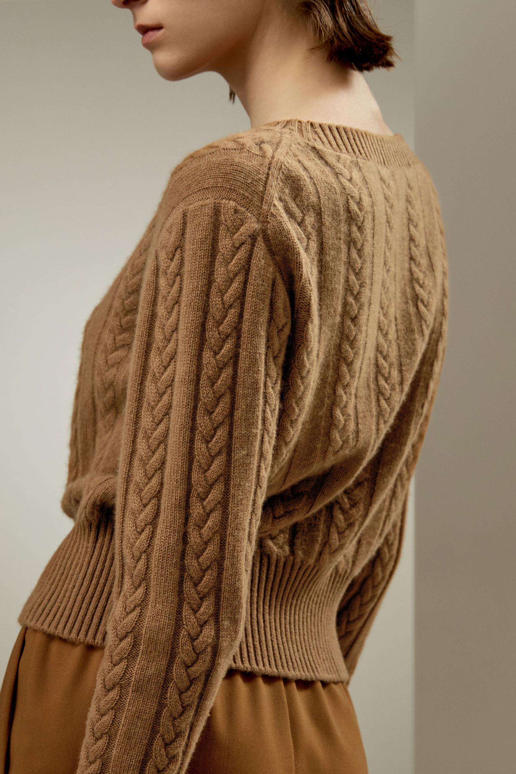 Pure Cashmere Drop Shoulder Sweater Product Image