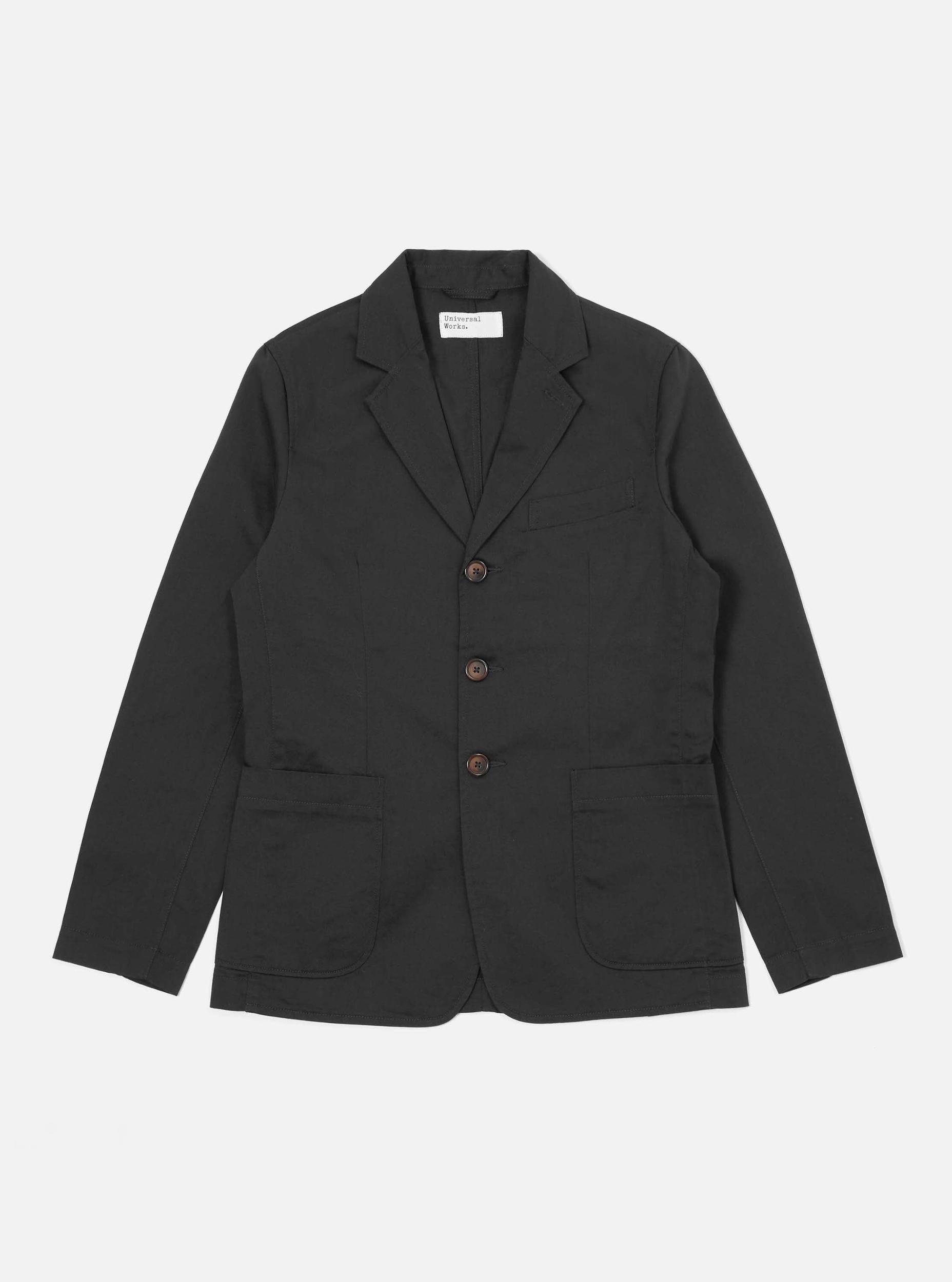 Black Twill London Jacket Product Image
