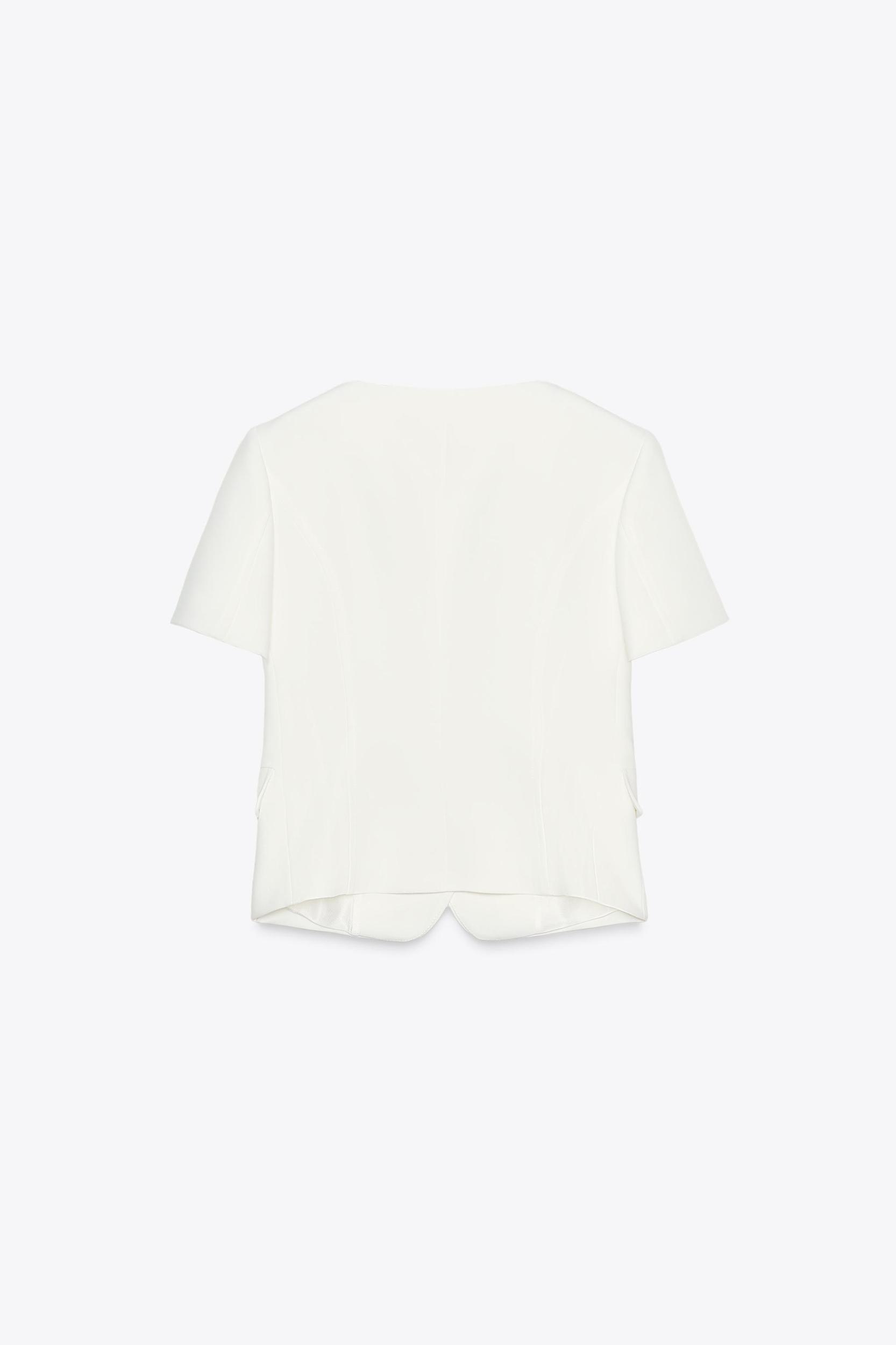 SHORT SLEEVE BLAZER Product Image