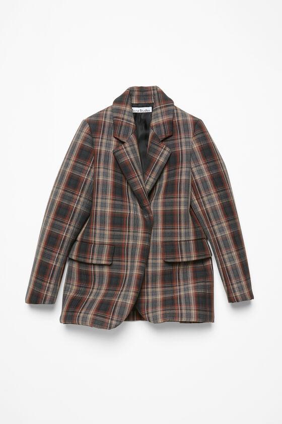 Check bonded jacket Product Image