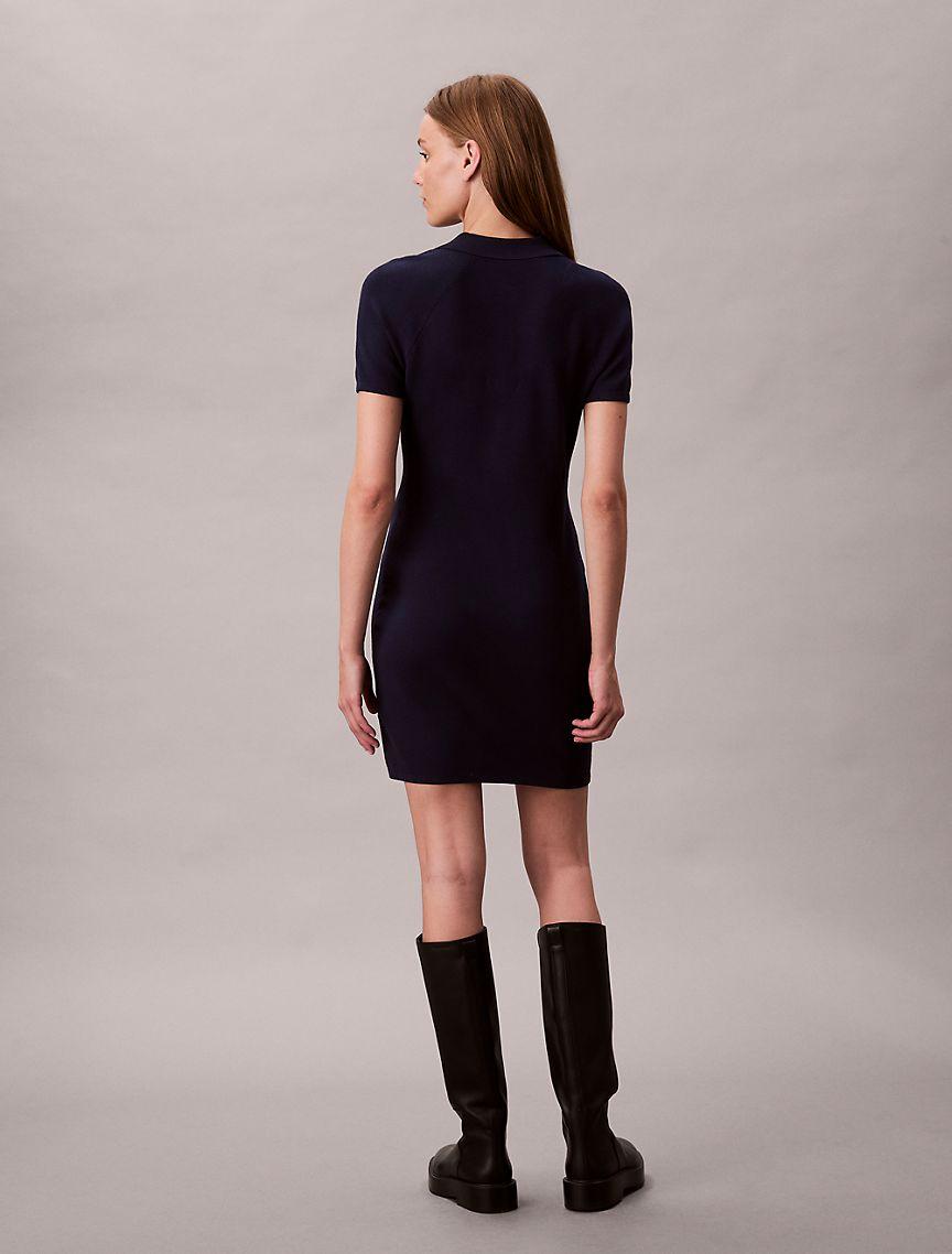 Tech Knit Polo Dress Product Image