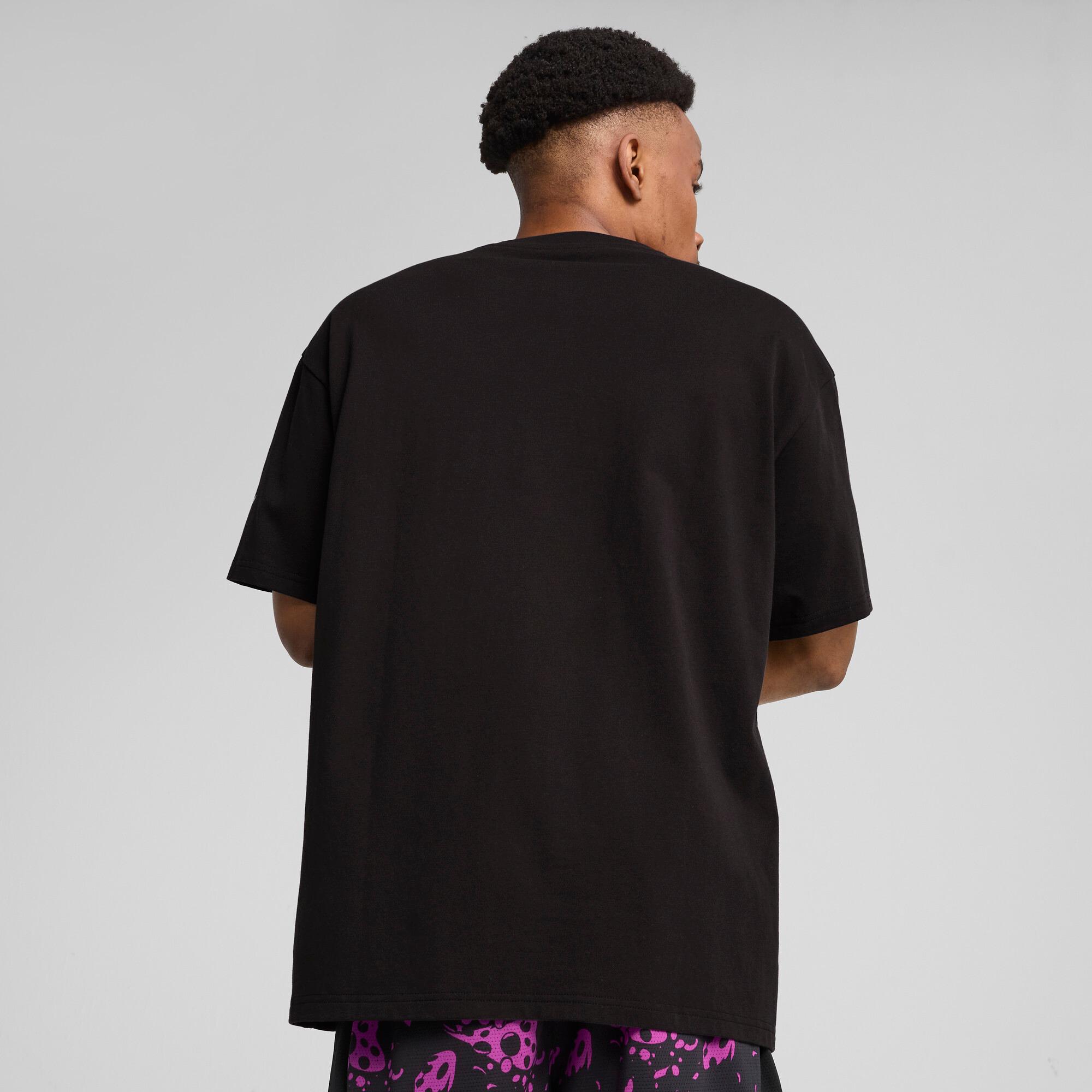 Scoot Purple Lab Men's Basketball Tee Product Image