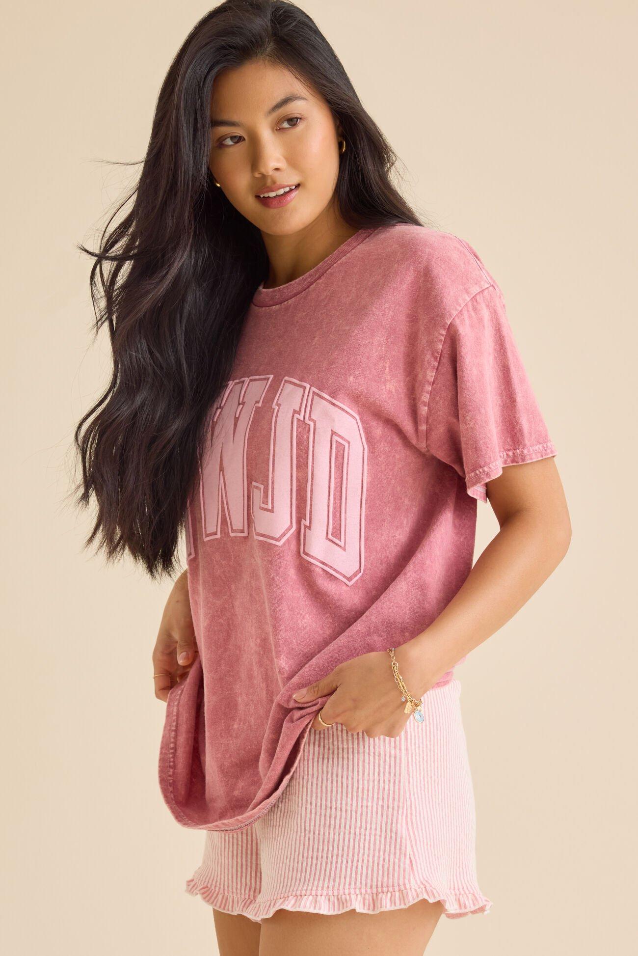 WWJD Oversized Graphic Tee Product Image