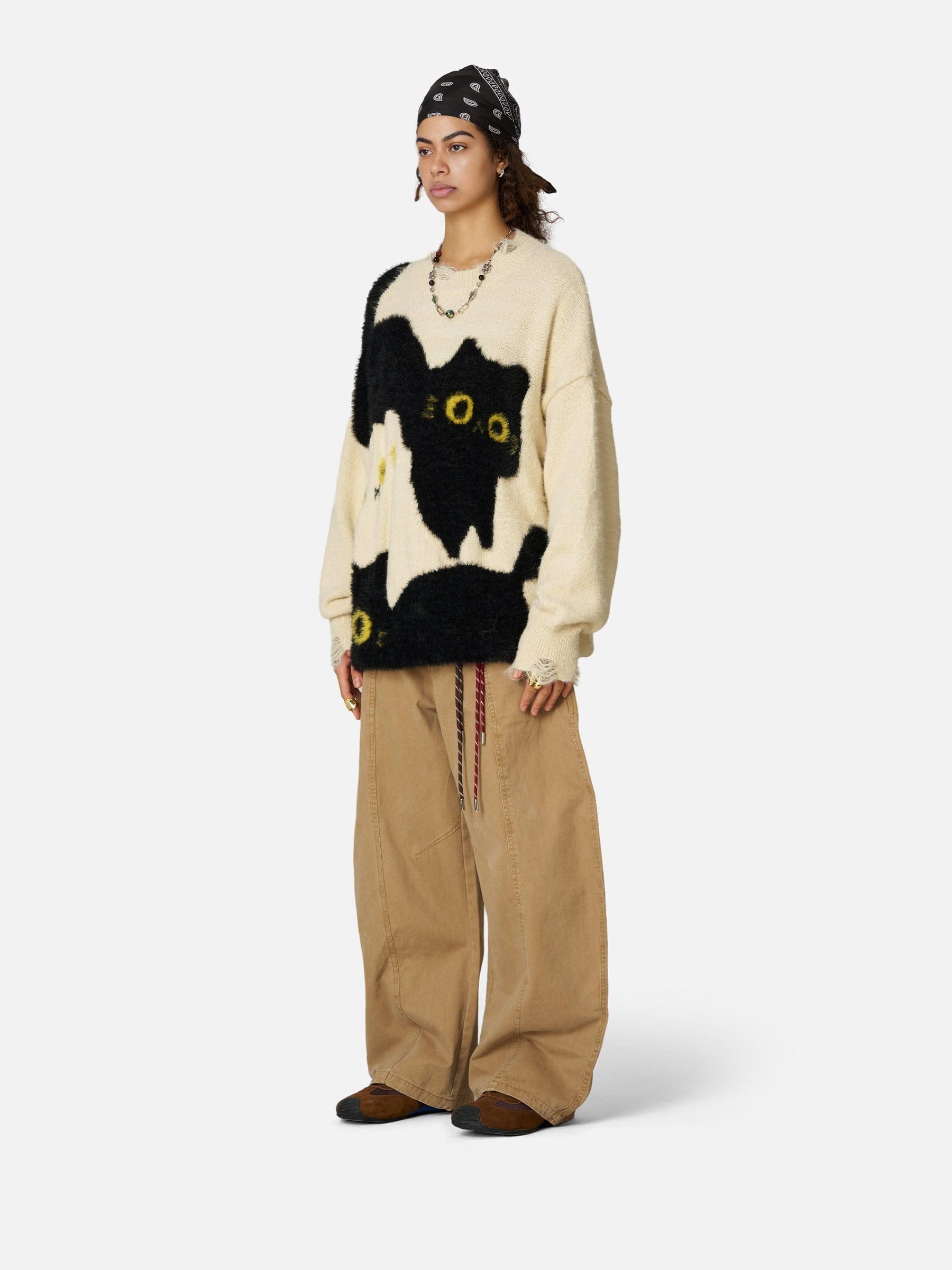 Aelfric Eden Kitten Graphic Sweater Product Image