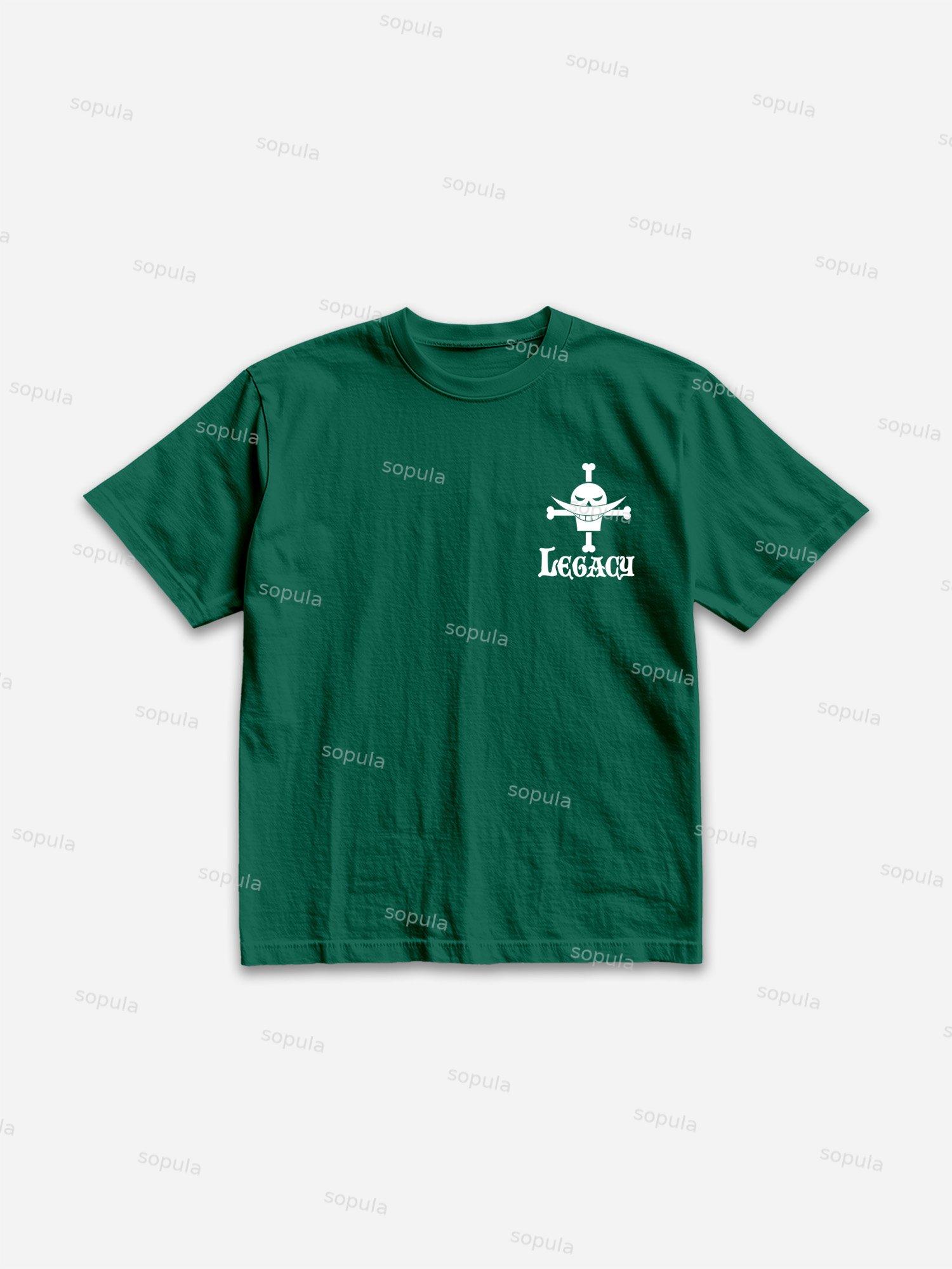 Anime Graphic Legacy Print Cotton T-shirt Product Image