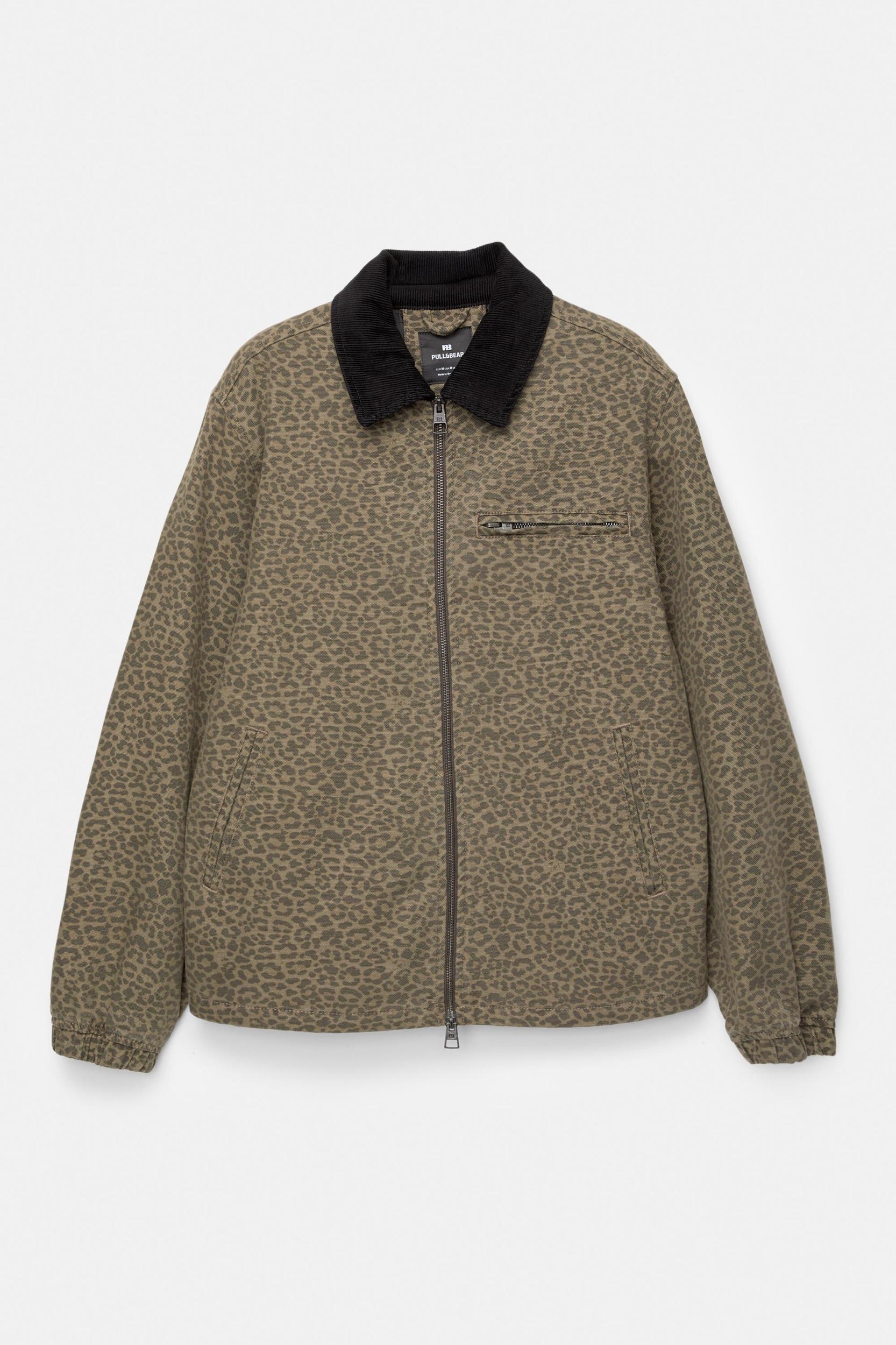 Jacket with corduroy collar Product Image