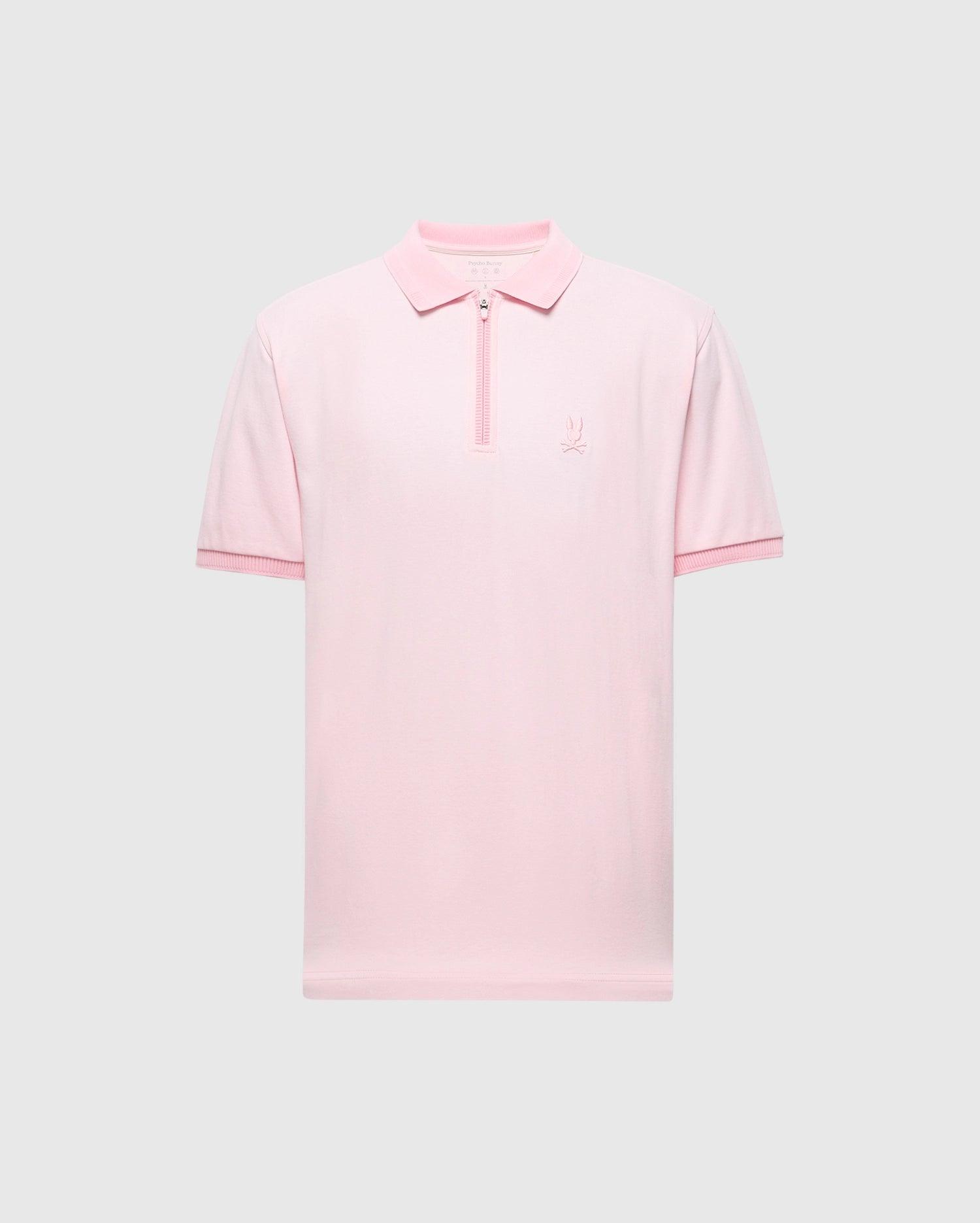 MENS TREVOR PERFORMANCE PIQUE ZIP UP POLO - B6K557F200 Male Product Image