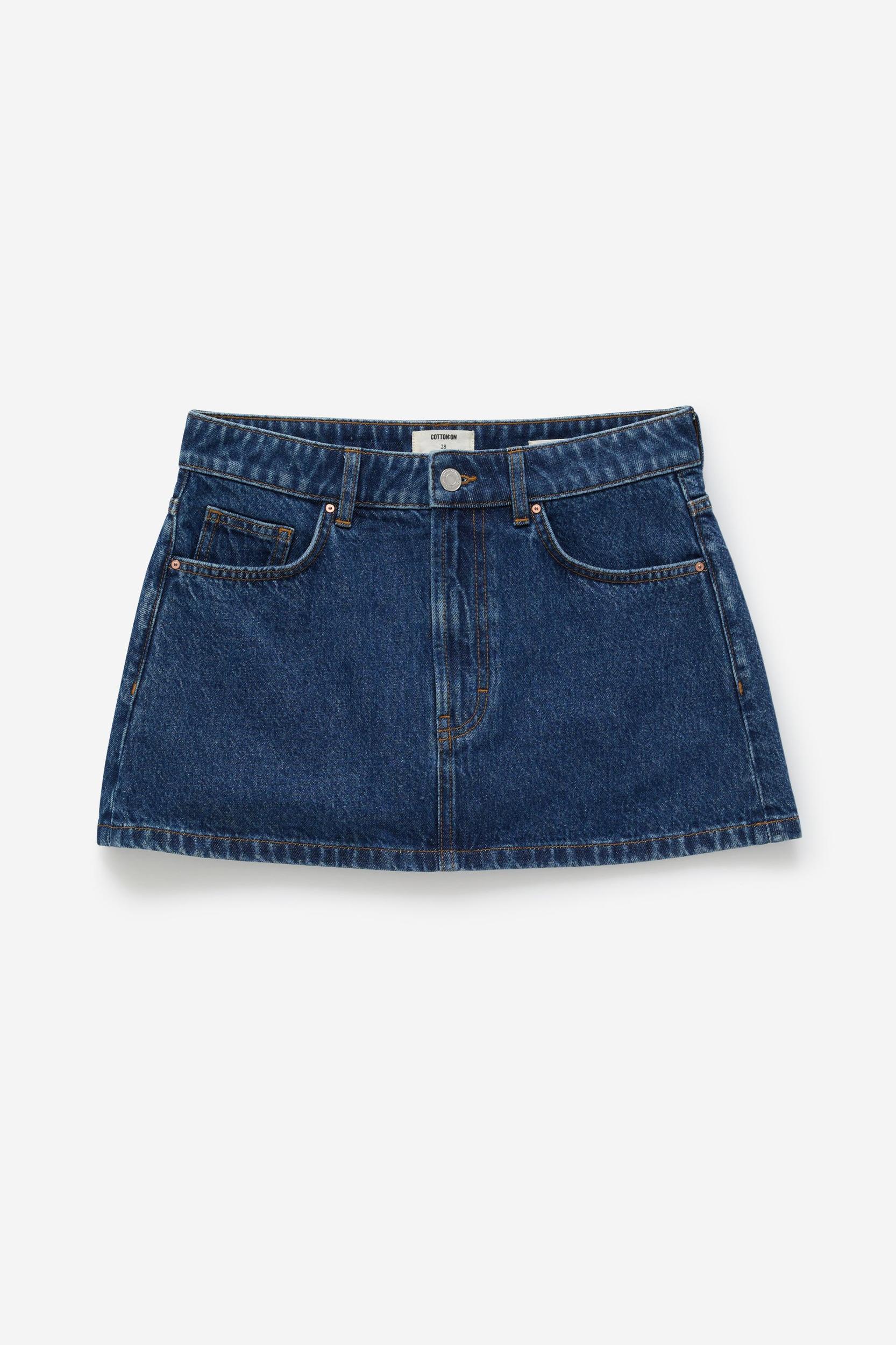 Original Denim Mini Skirt Product Image