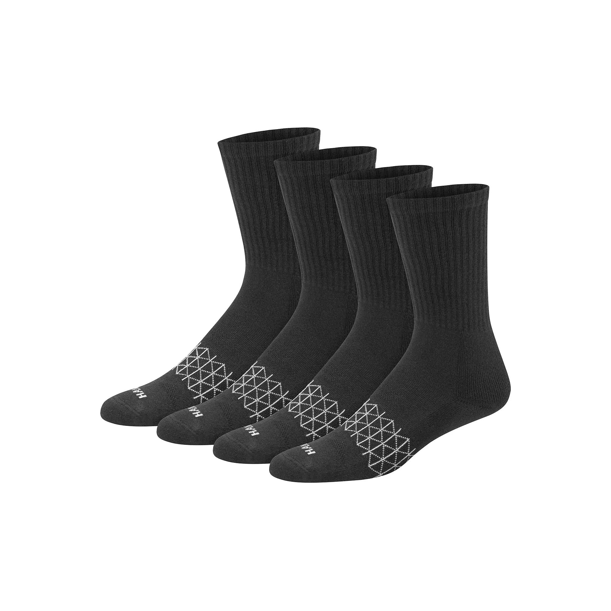Men's Hanes® 3+1 Bonus Pack Ultimate Absolute Comfort Crew Socks,  Product Image