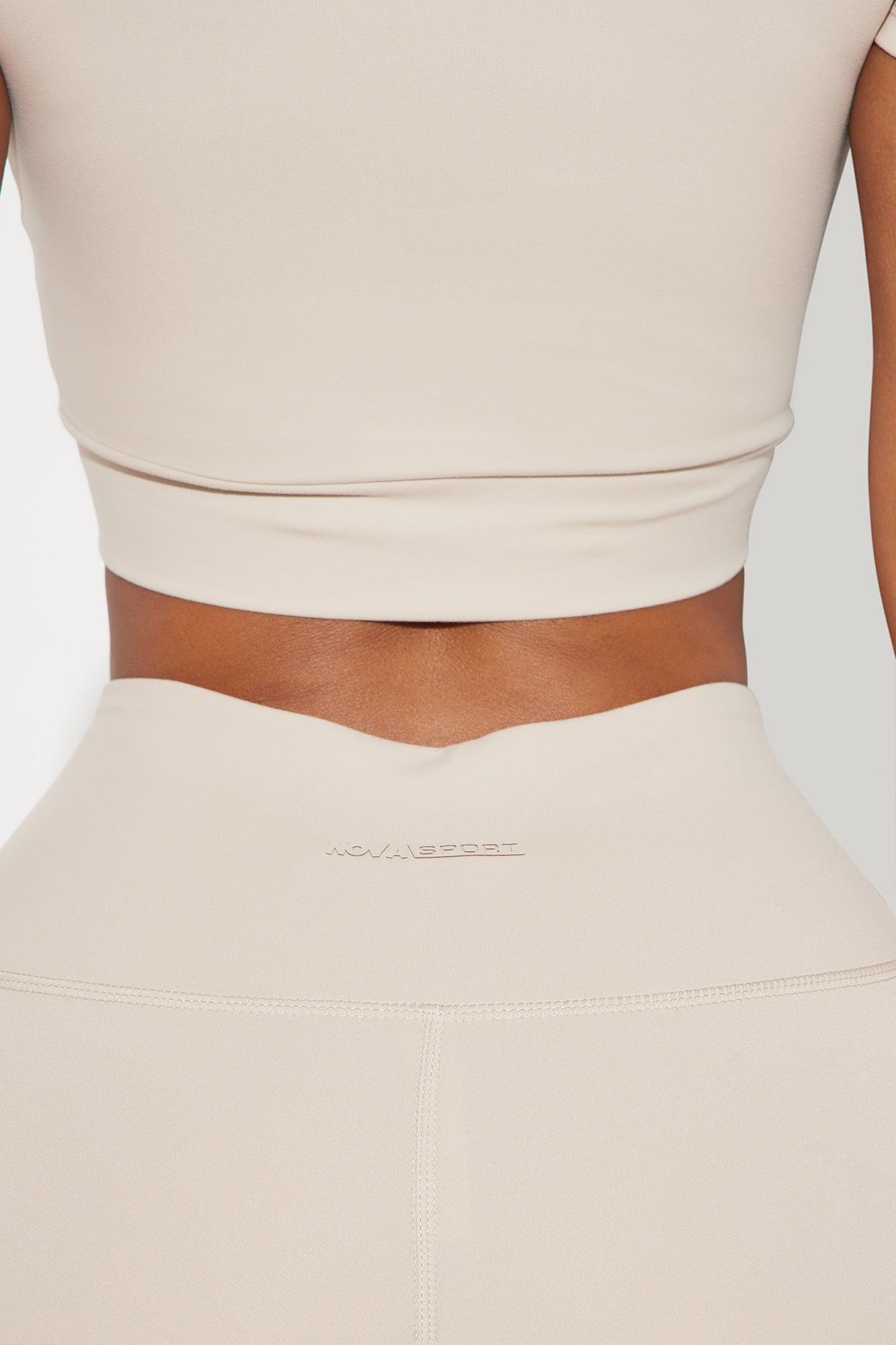 Cara Super Soft Active Stirrup Legging - Taupe Product Image