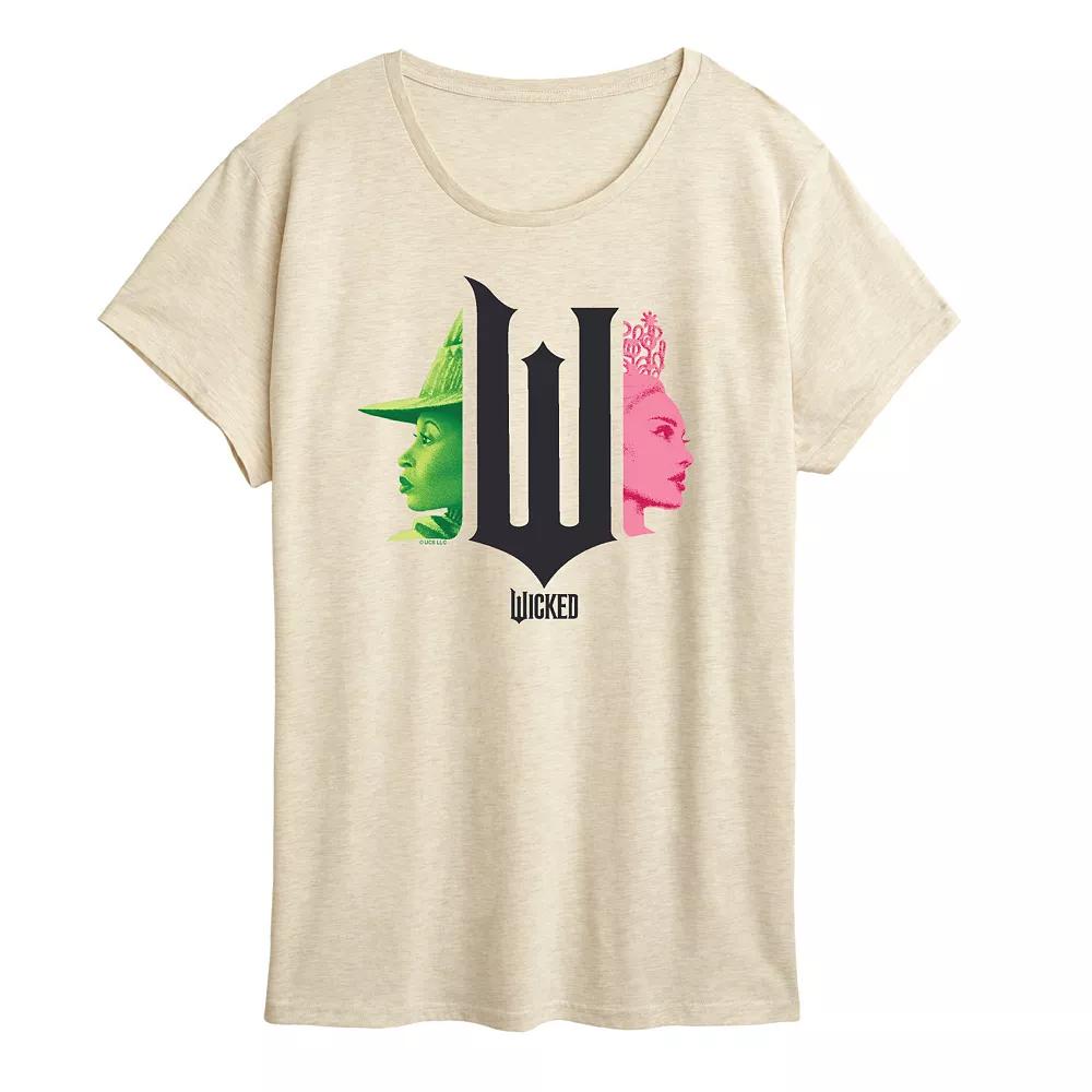 Women's Wicked Elphaba & Glinda Graphic Tee,  Product Image