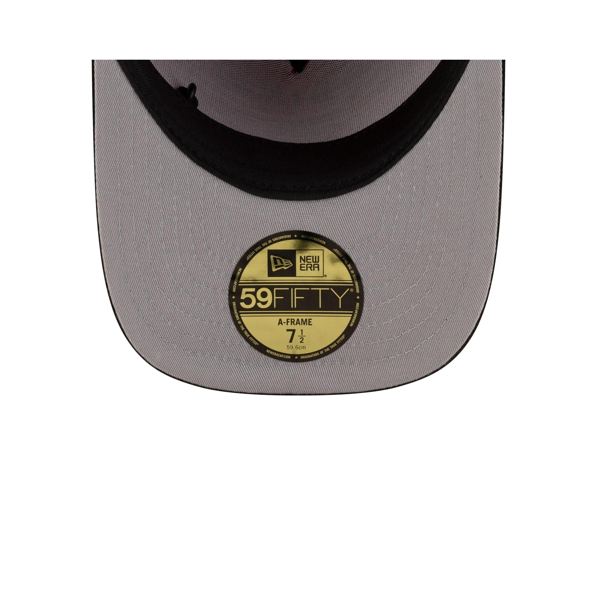 Arizona Cardinals 2025 Draft Black 59FIFTY A-Frame Fitted Hat Male Product Image