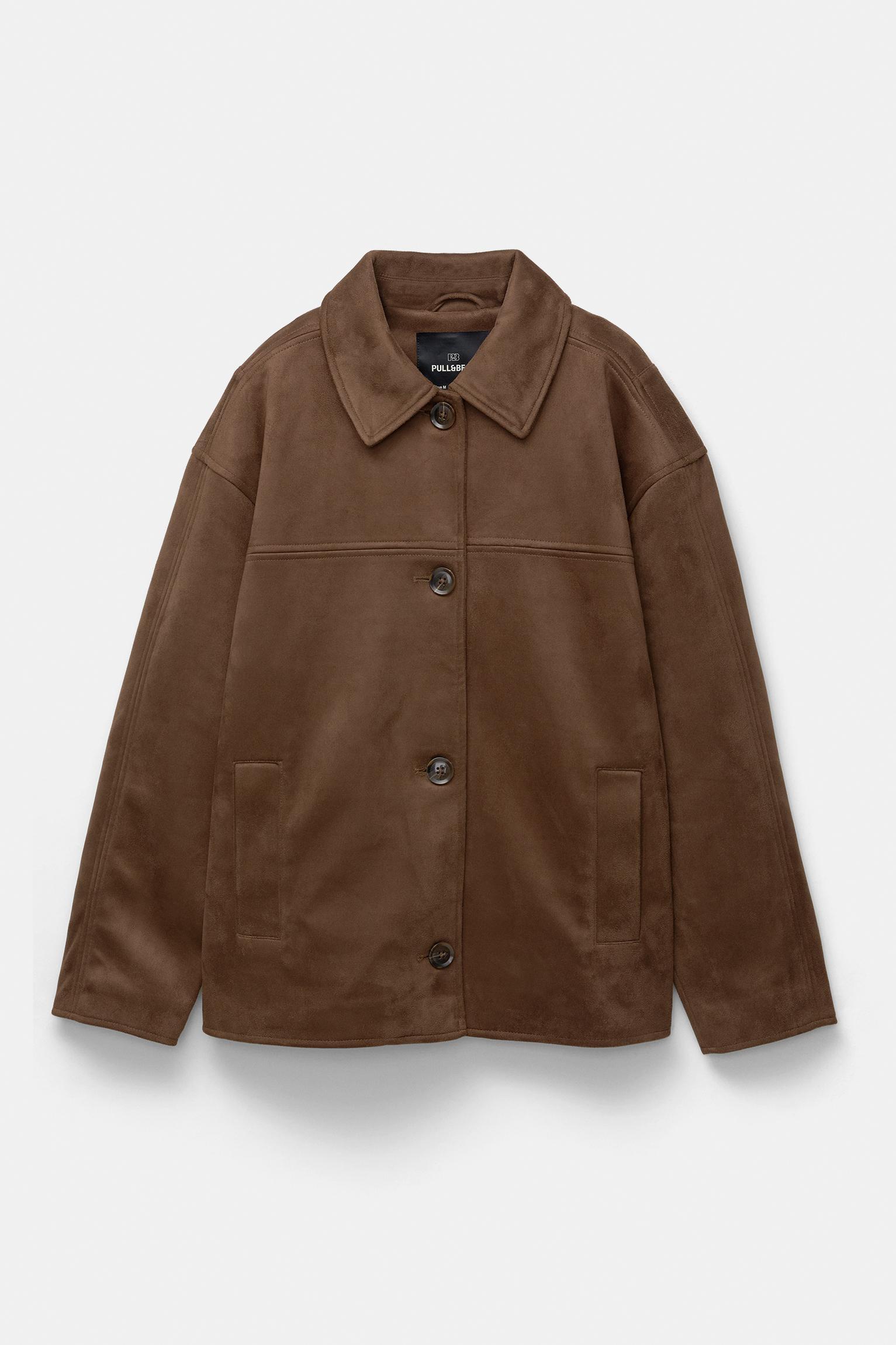 Faux suede jacket Product Image